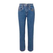 Jeans Originals 70s Straight Re/Done , Blue , Dames