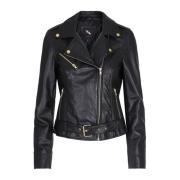 Tijdloze Motorjas 10575 Btfcph , Black , Dames