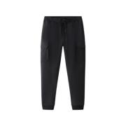 Lichte Fleece Sweatpants - Zwart Woolrich , Black , Heren
