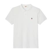 Basis Organisch Katoenen Polo Shirt Jott , White , Heren