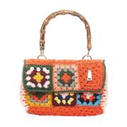 Handbags La Milanesa , Orange , Dames
