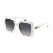 Sunglasses Furla , White , Dames
