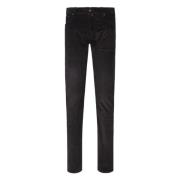 Slim Fit Corduroy Broek Jacob Cohën , Black , Heren