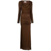 Maxi Jurk Giuseppe Di Morabito , Brown , Dames