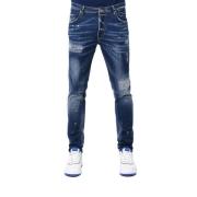 Heren Skinny Jeans Blauw/Multi My Brand , Blue , Heren