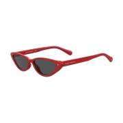 Rode zonnebril met grijze lenzen Chiara Ferragni Collection , Red , Un...