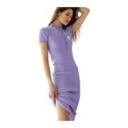 Shirt Dresses ICE Play , Purple , Dames