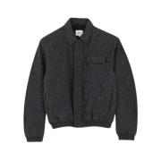 Berlin Jas - Oversized Bomberstijl Noyoco , Gray , Heren