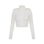 Turtlenecks Elisabetta Franchi , White , Dames