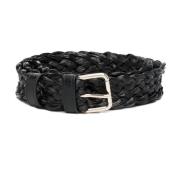 R geweven Riem Red(V) , Black , Dames