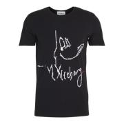 Iceberg T-shirt Daffy 3D Print Black Iceberg , Black , Heren