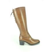 Cognac Bot +N.achter DH 4cm Nerogiardini , Brown , Dames