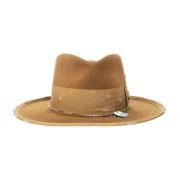 ‘677’ fedora hoed Nick Fouquet , Brown , Heren