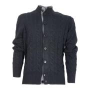 Cardigan Braids in Cashmere en Wool Color 99 Cashmere Company , Blue ,...
