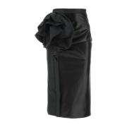 Midi Rok, Verhoog Je Stijl Maison Margiela , Black , Dames