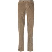Cropped Trousers PT Torino , Brown , Heren