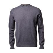 Round-neck Knitwear Gran Sasso , Gray , Heren