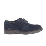 Lage enkellaarzen in barak suede Henderson , Blue , Heren