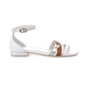 Platte sandalen Nerogiardini , White , Dames