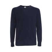 Klassieke Kasjmier Pullover Aspesi , Blue , Heren