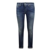 Slim fit denim jeans Dondup , Blue , Dames