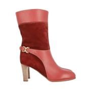 Pre-owned Laarzen Chloé Pre-owned , Red , Dames