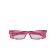 Vierkante zonnebril met 100% UV-bescherming Saint Laurent , Pink , Dam...