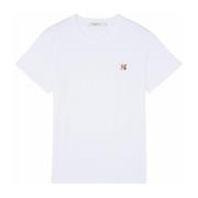 T-Shirts Maison Kitsuné , White , Heren