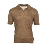 Polo Shirts Gran Sasso , Brown , Heren