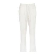 Cropped Trousers Fabiana Filippi , White , Dames
