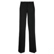 Zwarte Broek met Lage Taille Coperni , Black , Dames