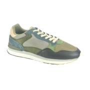 Blauw/Grijs/Khaki Runner N. - Stijlvolle Sneakers voor de Moderne Man ...