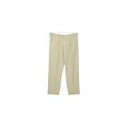 Moderne Geplooide Chino's Nn07 , Green , Heren