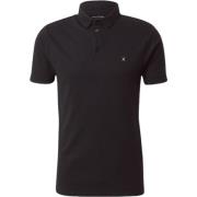 Polo Silkeborg Stretch Clean Cut , Black , Heren