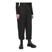 Cropped Trousers Annette Görtz , Black , Dames