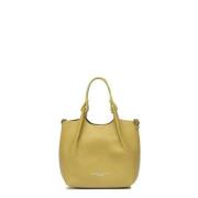 Mini Dua Leren Tas - Curry-Castoro Gianni Chiarini , Green , Dames