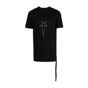 Zwart/Parel Level T-Shirt Rick Owens , Black , Heren