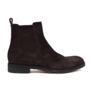 Bruine Suède Heren Bootie DEL Carlo , Brown , Dames