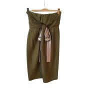 Pre-owned Silk dresses Chloé Pre-owned , Green , Dames