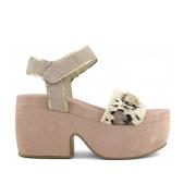 High Heel Sandals Mou , Beige , Dames