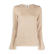 18T Twill Beige Gebreide kleding By Herenne Birger , Beige , Dames