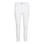 Slim-fit Trousers My Essential Wardrobe , White , Dames