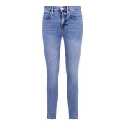 Hoge skinny jeans jadite Frame , Blue , Dames