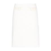 Verhoogde Ecru Rok Lanvin , White , Dames