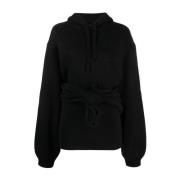 Zwarte Katoenen Hoodie Y/Project , Black , Dames