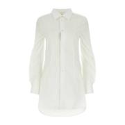 Witte Poplin Overhemd Marni , White , Dames
