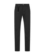 Blauwe Division Slim Fit Stretch 5-Pocket Incotex , Black , Unisex