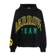 Katoenen hoodie met logo Barrow , Black , Heren