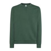 Klassieke Crewneck Sweatshirt Sun68 , Green , Heren