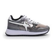 Grijze Veterschoenen voor Dames W6Yz , Gray , Dames